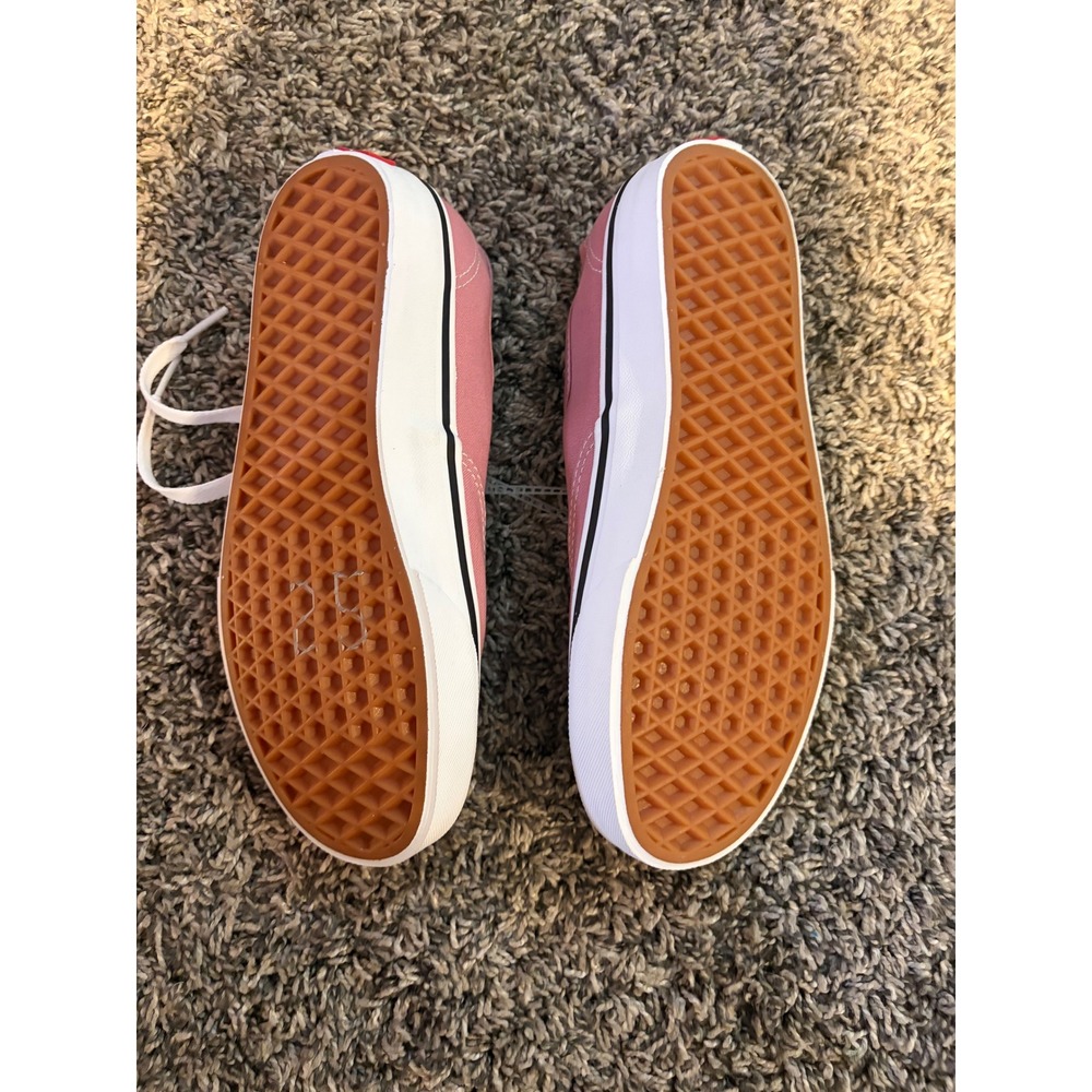 Vans Authentic Low Top Canvas Sneakers Rose Pink Womens 6.5 Mens 5.0 - Picture 2 of 3